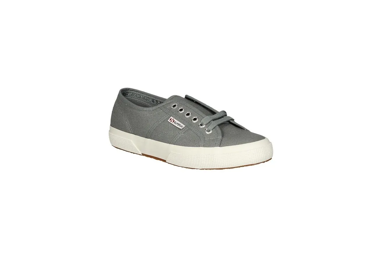 Blucher Lona Gris Banda Goma Blanca