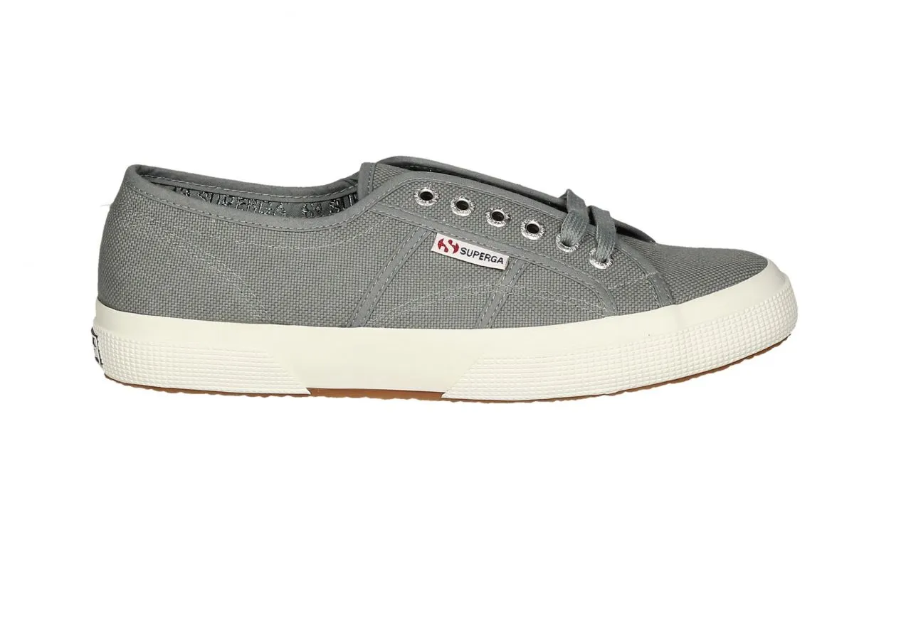 Blucher Lona Gris Banda Goma Blanca