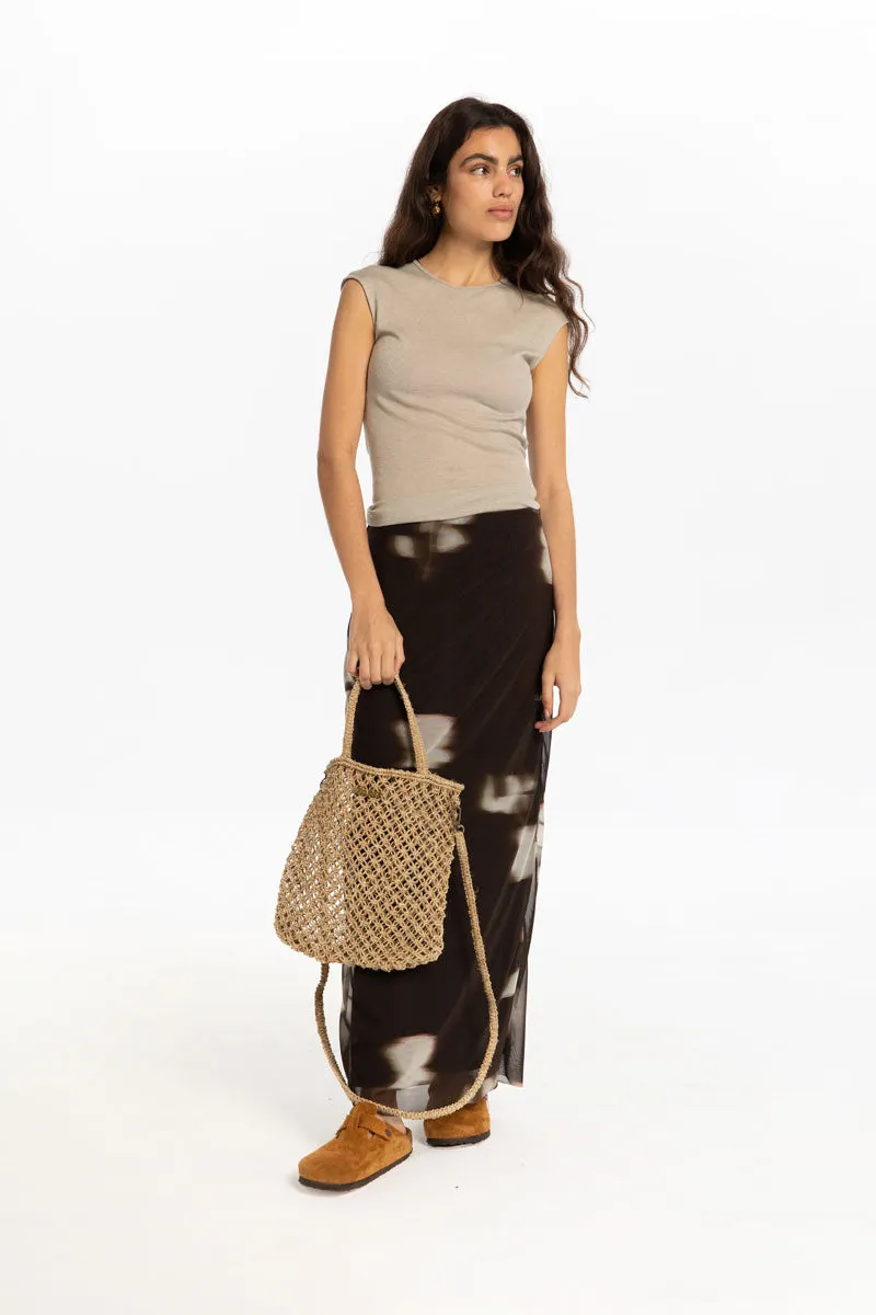 Bolso de Macramé 100% Cáñamo Natural