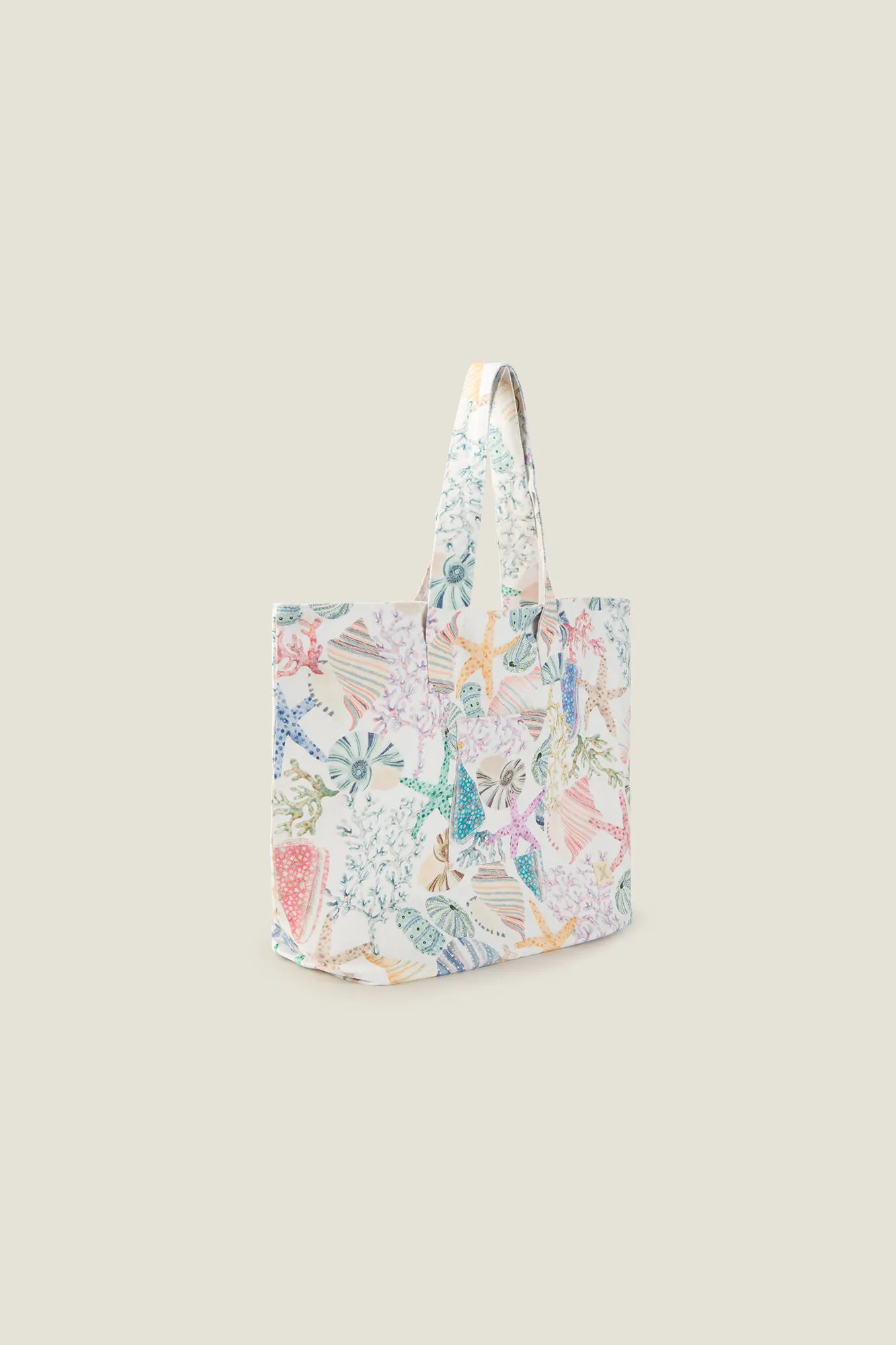 Bolso de playa en tejido de algodón