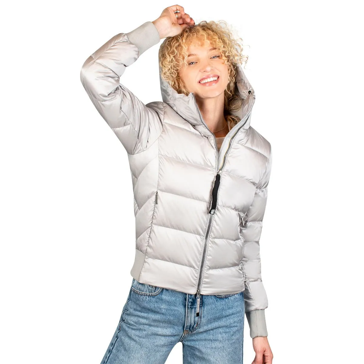 Chamarra Lifestyle Pluma Ligera Mujer
