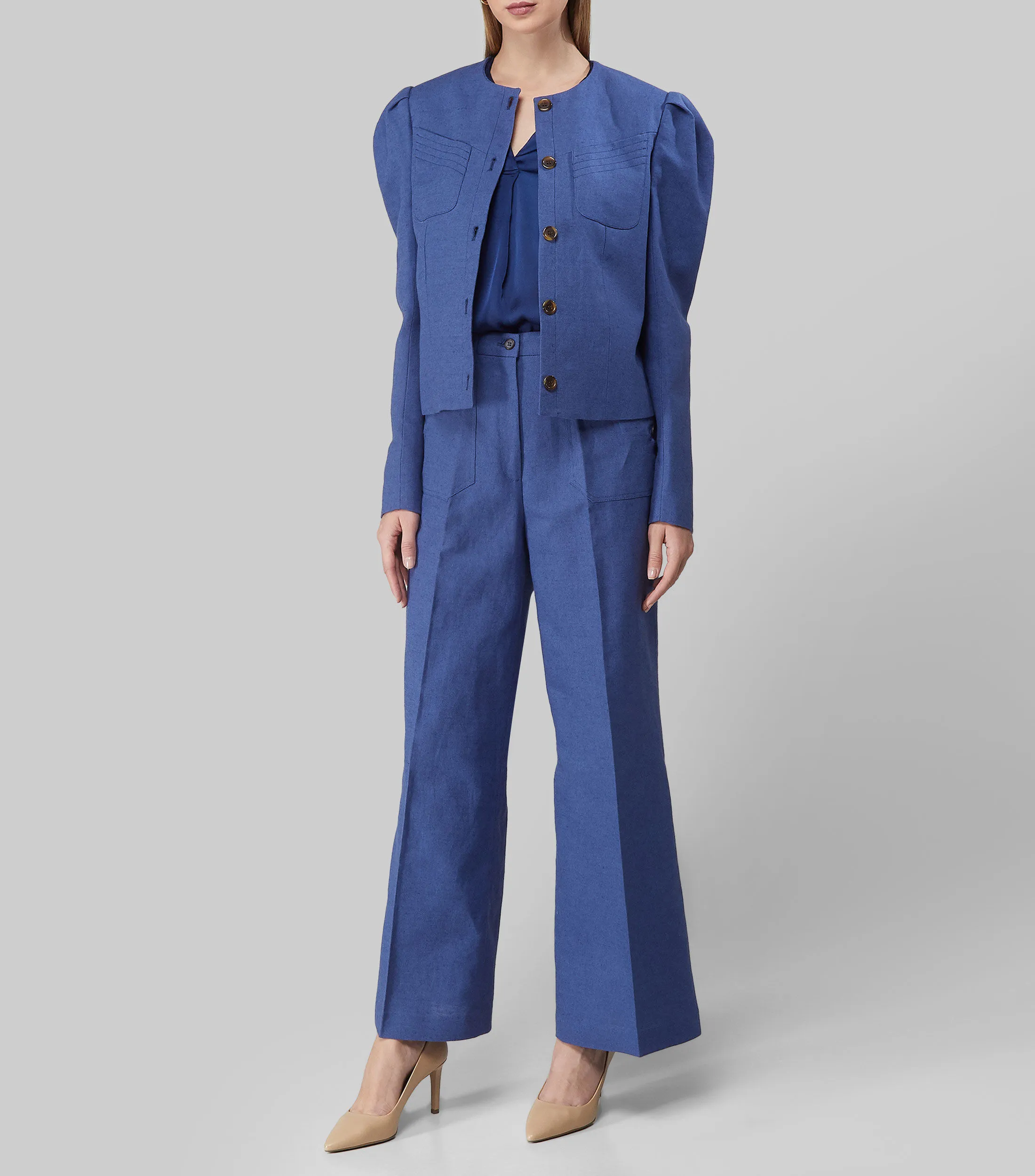 Chester & Peck Pantalón Palazzo Mujer