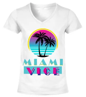 Miami Vice WT (13) Camiseta cuello pico Mujer