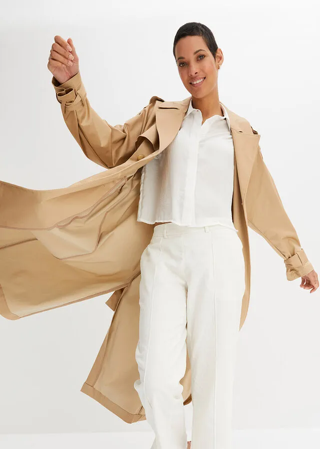 Pantalón de lino Beige natural