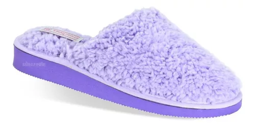 Pantufla Mujer Cómodas Peluche  Livianas Corderito Ale 13