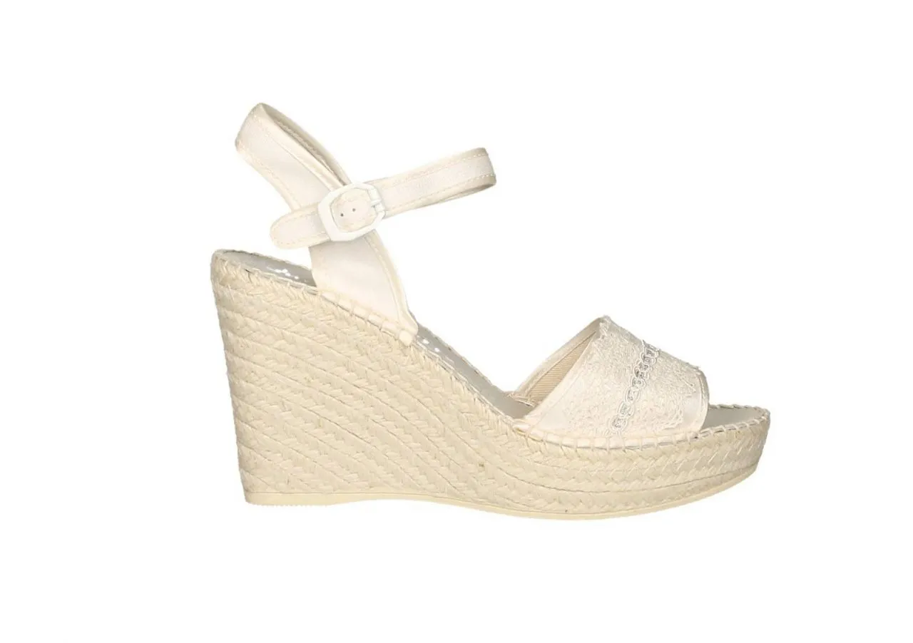 Sandalia Novia Puntilla Cu#a Alta