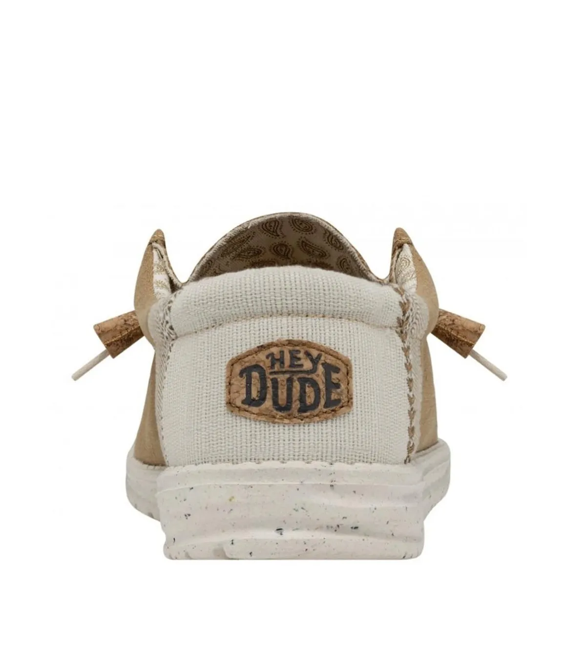 ZAPATO WALLABE DE LONA HEY DUDE WALLY BREAK STICH MOSTAZA